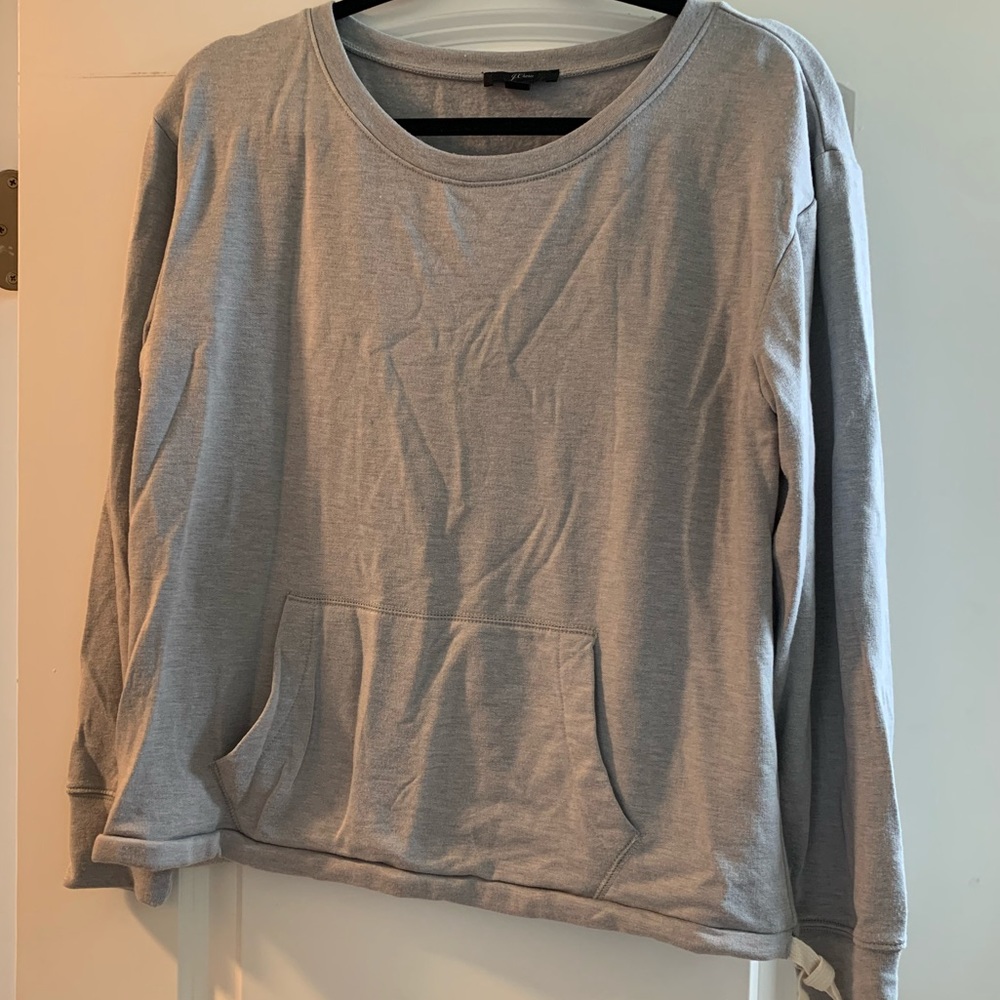 J Crew Crew neck sweatshirt size small (grey)